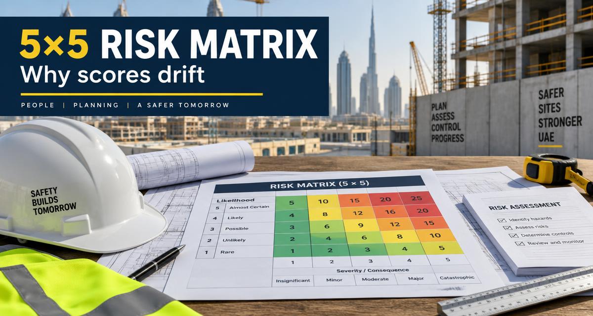 The 5×5 Risk Matrix on UAE Sites: Why the Scores Drift and How to Calibrate Them